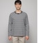 I cotoni di Albini 長袖 ボーダー Tシャツ