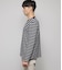 I cotoni di Albini 長袖 ボーダー Tシャツ