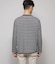 I cotoni di Albini 長袖 ボーダー Tシャツ