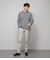 I cotoni di Albini 長袖 ボーダー Tシャツ