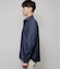 【ストレッチ】シャンブレーツイル 長袖カッタウェイカラーシャツ