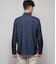 【ストレッチ】シャンブレーツイル 長袖カッタウェイカラーシャツ