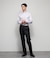NY CARE FREE・SUPIMA COTTON ロンドンストライプ 長袖ボタンダウンシャツ