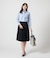 シャンブレーダブルストライプ ハンサムフィットヨーク切替長袖シャツ