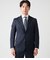【ストレッチ】ウールポリエステル ドビーシャンブレー スーツ