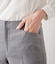 グレンチェック テーパードパンツ
