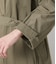 【ウォッシャブル】ソフトメモリーツイル スタンドカラーロングコート