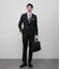 【撥水】SLIM FIT 無地 ノータックスラックス(セットアップ対応)