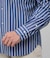 【ストレッチ】ストライプシャンブレー 長袖ショートボタンダウンシャツ