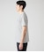 【接触冷感】先染めボーダー 半袖クルーネックTシャツ