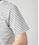 【接触冷感】先染めボーダー 半袖クルーネックTシャツ