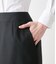 【ウォッシャブル】2WAYストレッチツイル ストレートスカート