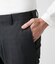 【ストレッチ・防シワ】FLEX COMFORT ウィンドウペイン ウエストアジャストスラックス(セットアップ対応)