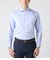 NY CARE FREE ドビーストライプ 長袖ワイドカラーシャツ