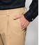 【ウォッシャブル・ストレッチ】モールスキン プレミアムスエード ワンタックパンツ