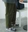 【ウォッシャブル・ストレッチ】モールスキン プレミアムスエード ワンタックパンツ