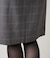 ウールウインドウペイン ストレートスカート