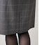 ウールウインドウペイン ストレートスカート