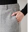 ブロークンヘリンボーンツィード テーパードパンツ