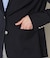 【ウォッシャブル】ウールオックス シングルブレザー