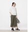 ワイドクロップドパンツ レディース 手洗い可能