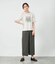 ワイドクロップドパンツ レディース 手洗い可能