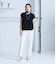 前後2WAYレース切替えカットソー レディース イージーケア