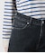 【ストレッチ】EDWIN 11オンス ワイドブラックデニムパンツ