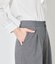 ガンクラブチェック 1タックワイドパンツ