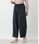 ポリエステルレーヨン ドロストワイドパンツ