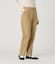 ワンタックチノパンツ レディース コットンレーヨンツイル