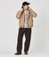 ダブルクロスウェザー サイドシャーリングストレートパンツ(セットアップ対応)