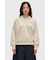 Tipped Open Collar Sweatshirt - G3140