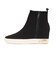 【SALE】DKNY ダナキャランニューヨーク CALI WEDGE SNEAKER K4903663 ブラック/ゴールド