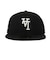【海外限定 日本未発売】ドジャース キャップ 帽子NEW ERA ニューエラ 59FIFTY Los Angeles Dodgers UPSIDE DOWN ブラック/ホワイト