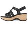 【ワイドフィット】Clarks クラークス CHELSEAH PEAK ウェッジサンダル 26177069 26177070 26179786