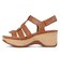 【ワイドフィット】Clarks クラークス CHELSEAH PEAK ウェッジサンダル 26177069 26177070 26179786