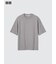 エアリズムコットンオーバーサイズボーダーTシャツ