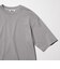 エアリズムコットンオーバーサイズボーダーTシャツ