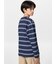 エアリズムコットンボーダークルーネックTシャツ
