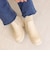 リブニット厚底ソックスブーツ