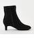 スリットデザイン　ショートブーツ