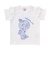 お花モチーフシルエットTシャツ