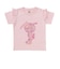 お花モチーフシルエットTシャツ