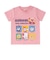 スクエア集合柄Tシャツ