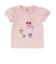 大きなリンゴ柄リボン付きTシャツ
