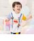 サスペンダー柄アップリケTシャツ
