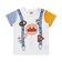 サスペンダー柄アップリケTシャツ