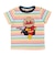 アップリケマルチボーダーTシャツ