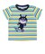 アップリケマルチボーダーTシャツ